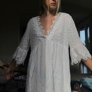 White CoverUp dress